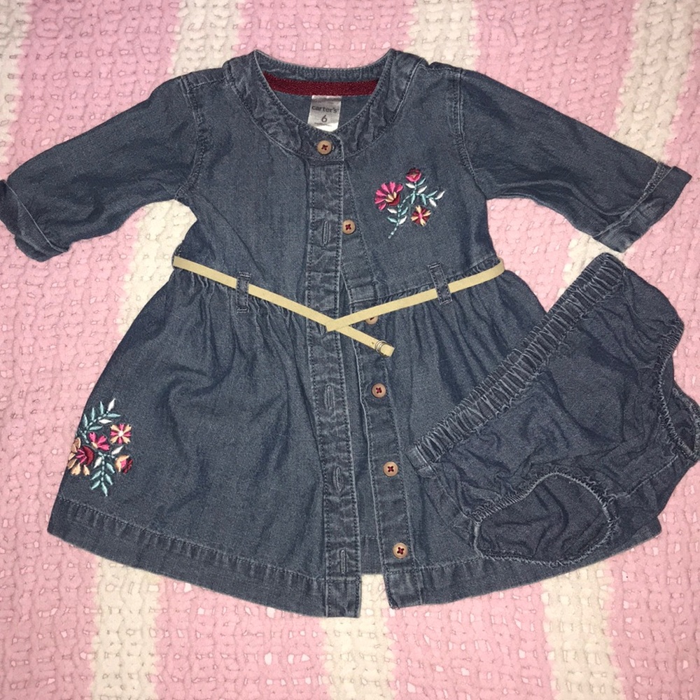 Beautiful Babygirl Jean Dress